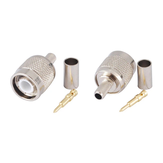 TNC Male Connector For RG316 RG174 Crimp Type TNC-C-J15 TNC Male Connector For RG316 RG174 Crimp Type TNC-C-J15
